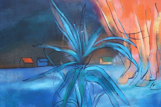 The Orange Ghost Cow