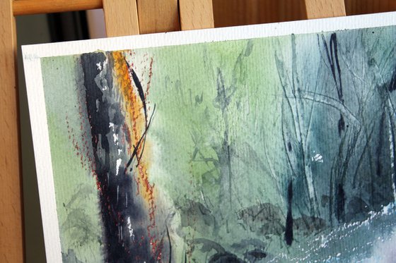 Old trees and the river