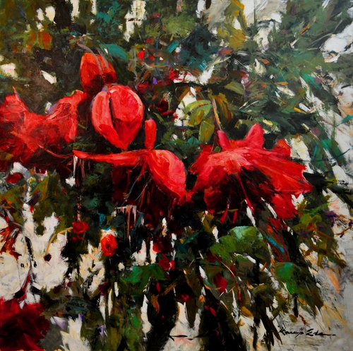 Red Fuchsia by Kanayo Ede