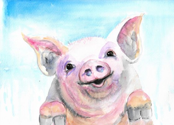 Porker the cute pig