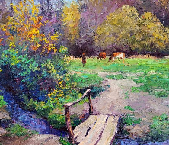 In the Pasture Before the Forest