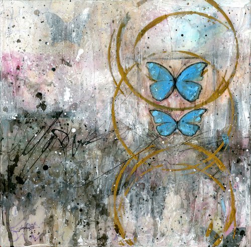 My Soul Speaks 4 - Mixed media abstract art by Kathy Morton Stanion by Kathy Morton Stanion