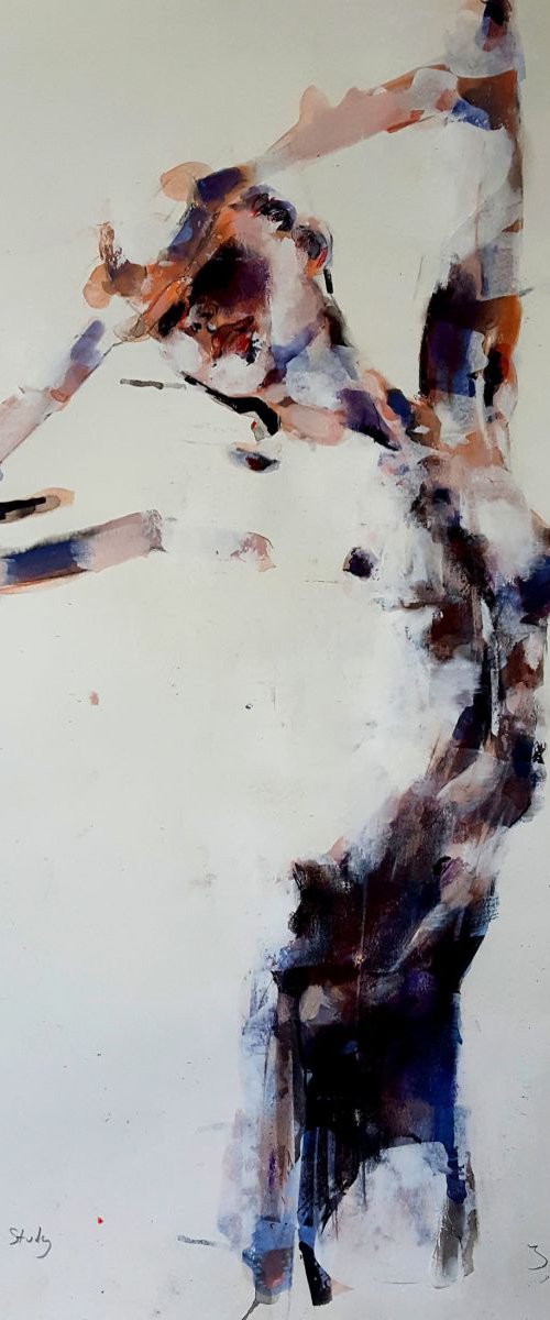 2-14-17 figure study, by Thomas Donaldson