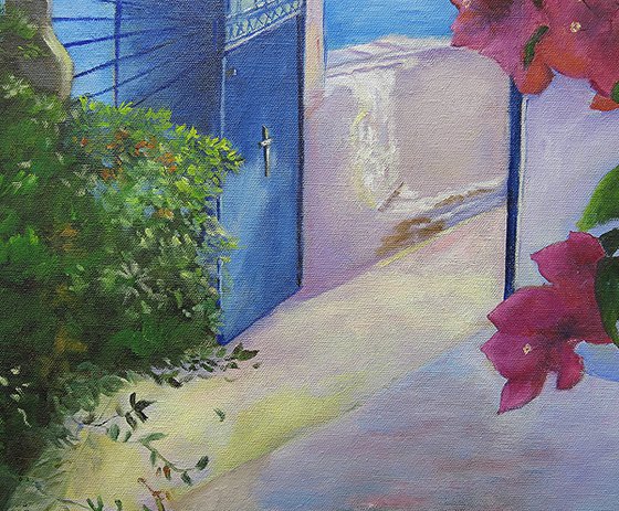 Bougainvillea and Greek Sun