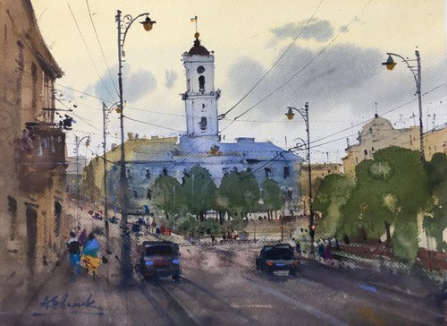Old city Chernivtsi in Ukraine by Andrii Kovalyk