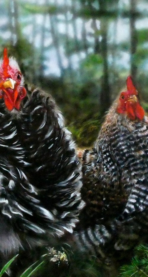 Rooster Attitude by Maria Arias