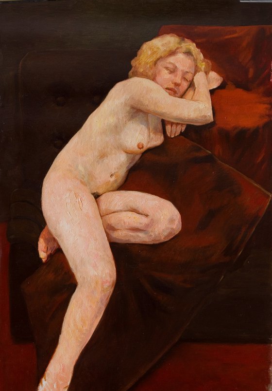 life model nude woman