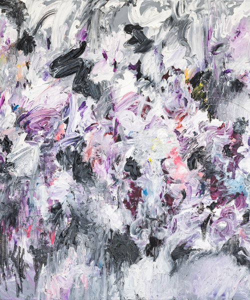 Large Abstract - Love And Dynamite by Annette Spinks