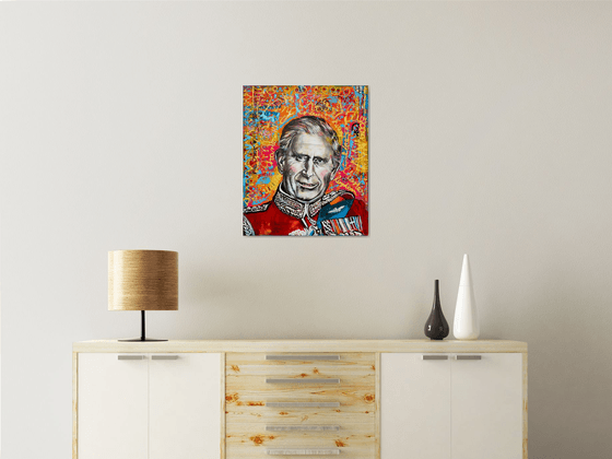 King Charles III- Pop art