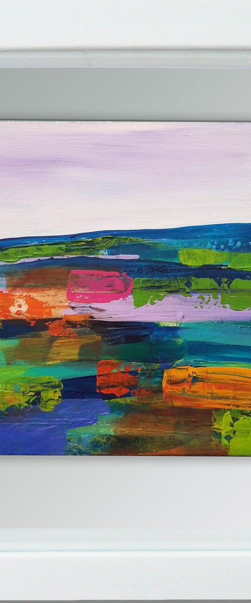 Abstract landscape #34 by Carolynne Coulson
