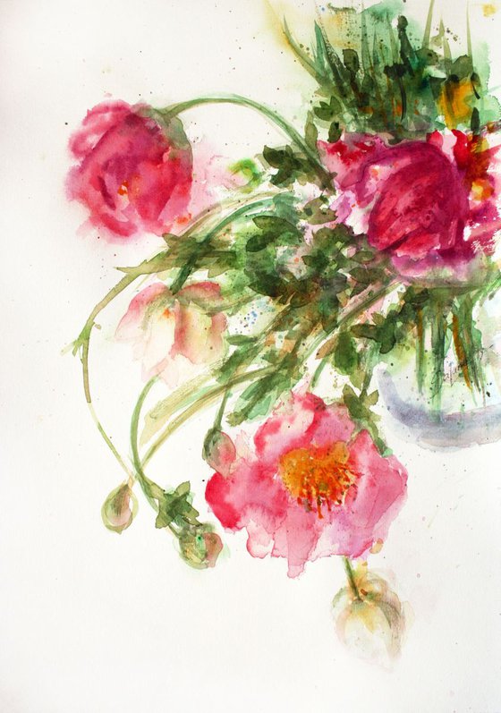 Anemones I /  ORIGINAL PAINTING