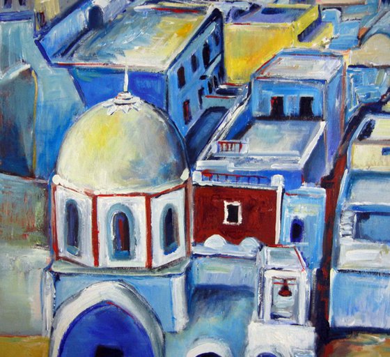 Fira Santorini V - Greece 48x36