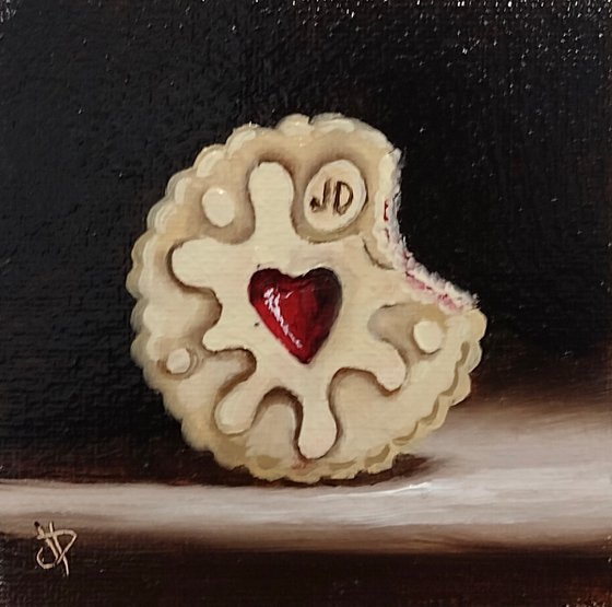 Little Jammie Dodger cookie still life