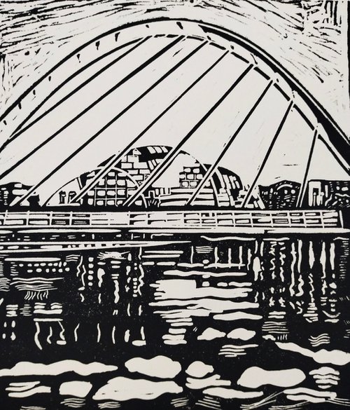 'View of the Millennium Bridge and Sage, Gateshead' by Mark Murphy