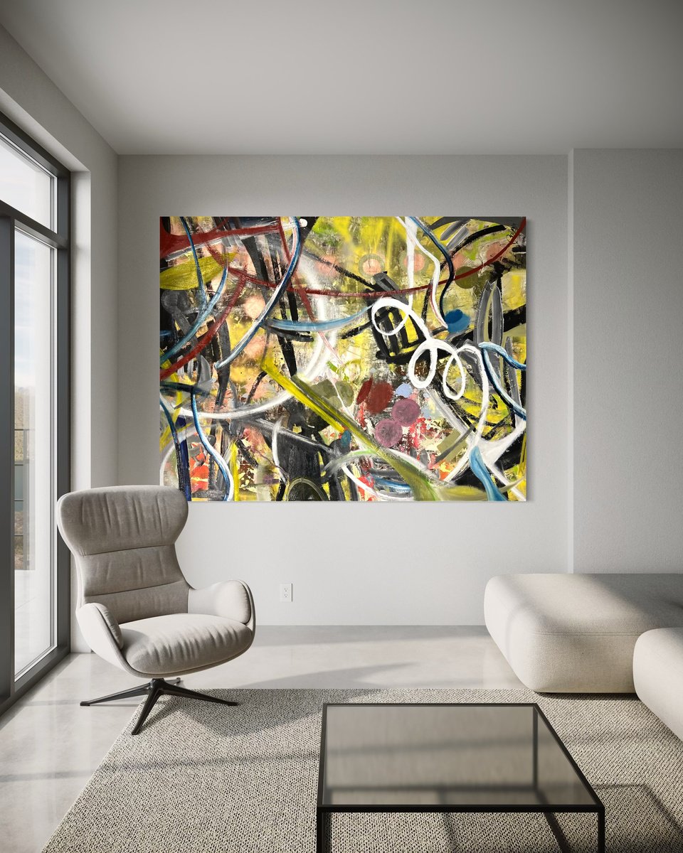 Surrealistic Oil Painting , Futurity By Maria Esmar, 71 X 55, Artwork For Sale On Artfinder