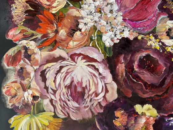 SURROUNDED BY FLOWERS