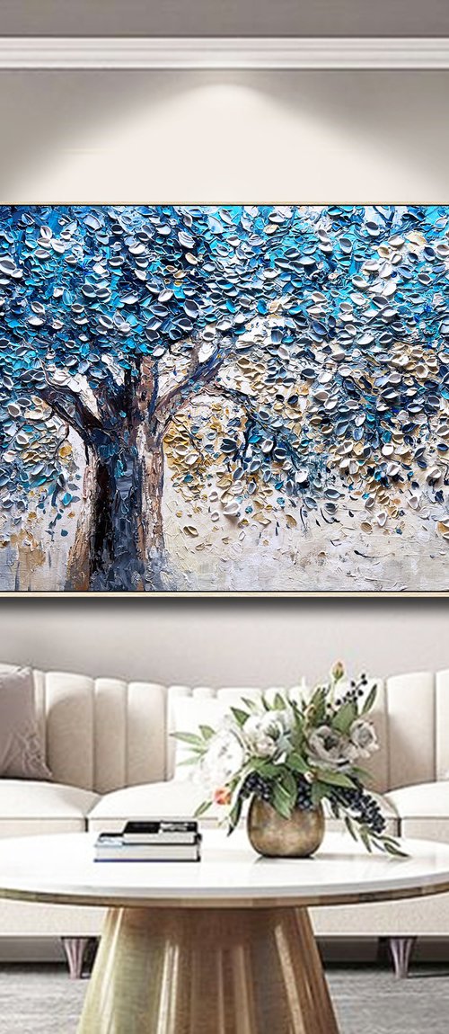 Blue Dreaming Tree by Lana Guise