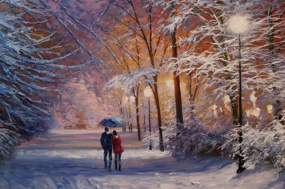 "Winter in the park"