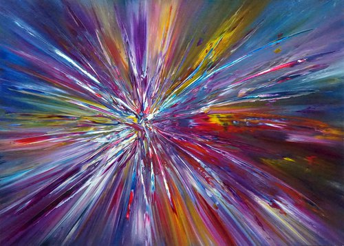Rainbow Blast Color Explosion by Richard Vloemans