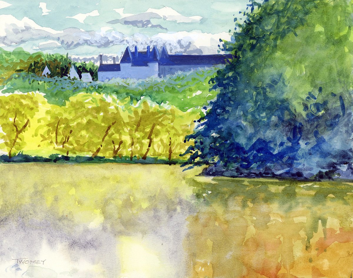 Biltmore Lagoon in Spring by Catherine Twomey