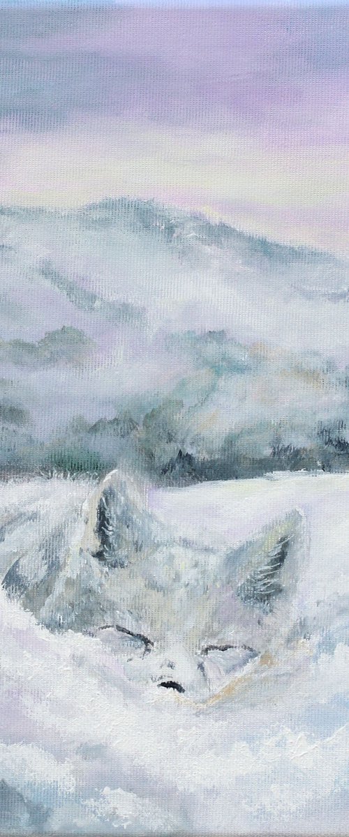 Arctic Fox by Katerina Koroleva