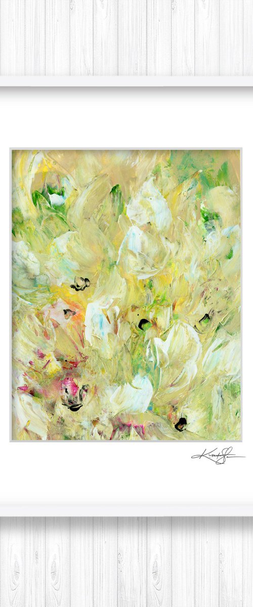 Tranquility Blooms 10 - Flower Painting by Kathy Morton Stanion by Kathy Morton Stanion
