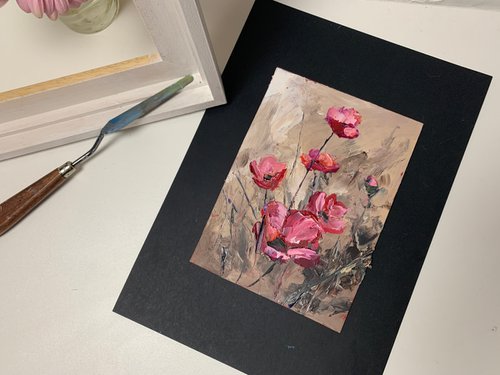 Poppies Pink Flowers. by Vita Schagen
