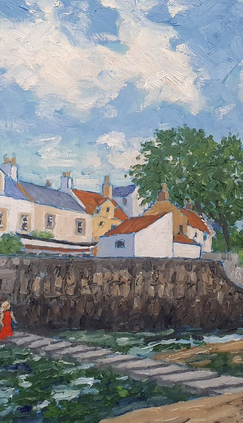 the new stepping stones, anstruther by Colin Ross Jack
