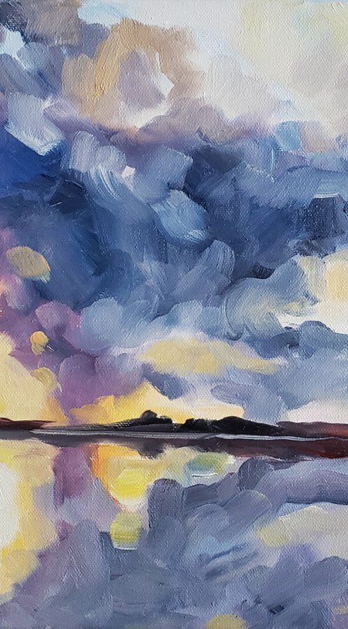 "Colors of the Morning" - Landscape - Seascape - Sunrise by Katrina Case