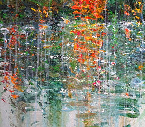 Trees By A Lake C 1