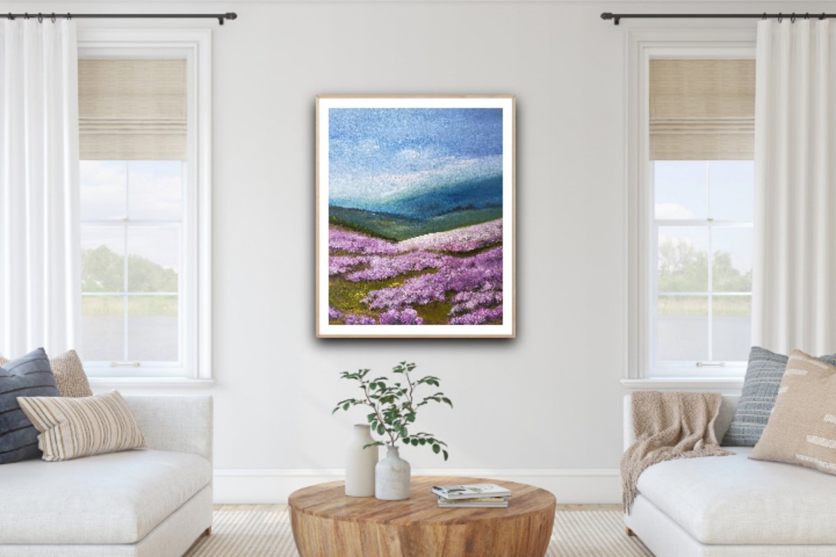 Spring arrives in the moors Oil painting by Nella Alao | Artfinder