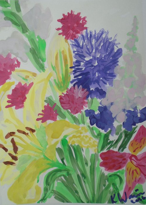 Flower bouquet II by Kirsty Wain