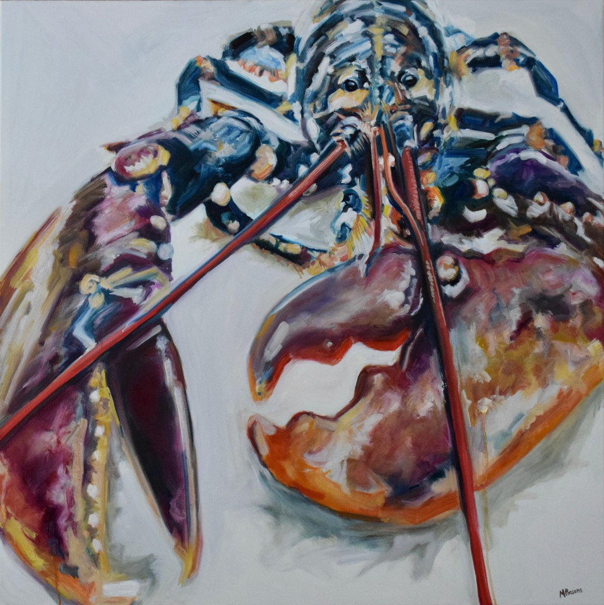 SD Lobster Oil painting by Michelle Parsons | Artfinder