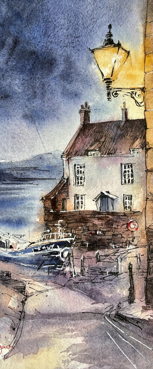 Robin Hood's Bay by Larissa Rogacheva