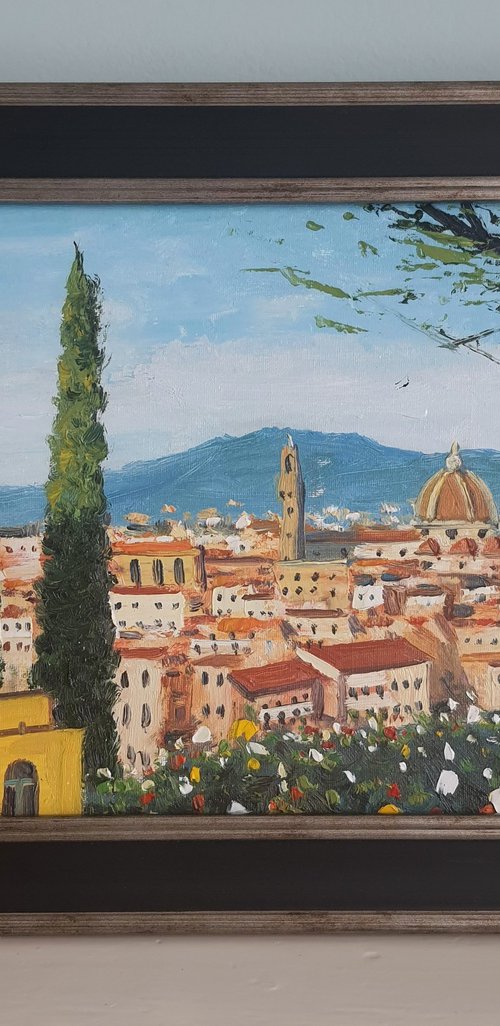 View of Florence, Italy by Roberto Ponte