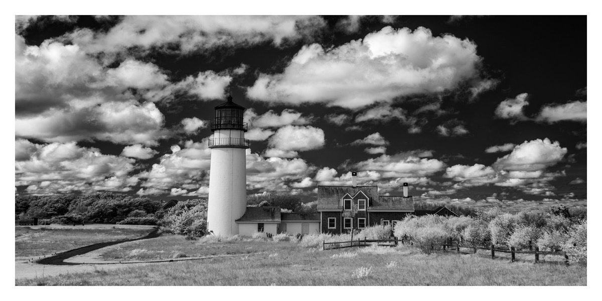 Photorealistic Landscape Photograph By Brooke T Ryan, 20 X 10, Highland Light - 20 X 10, Original Artwork