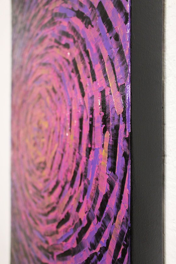 Fragmented Purple Gold Burst