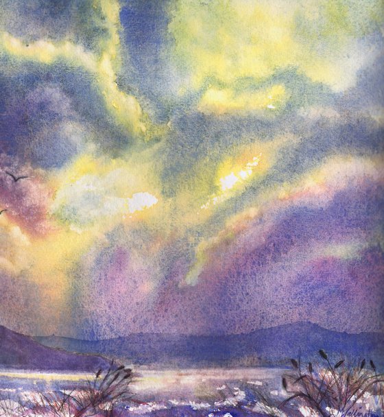 Wild Sky over the Tarn