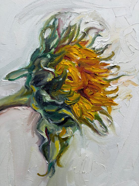 Wilting Sunflower