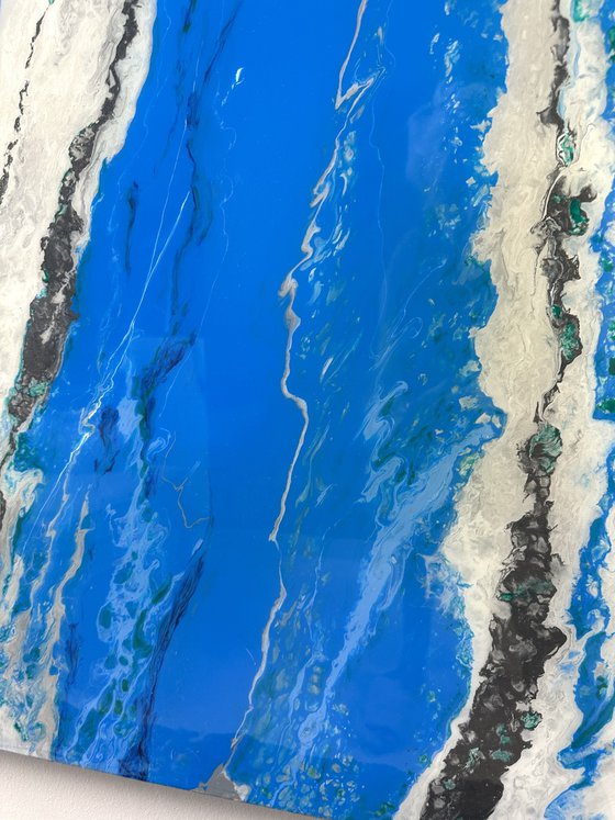 The Aviators Dreams- Sky Blue Cloud Abstract.