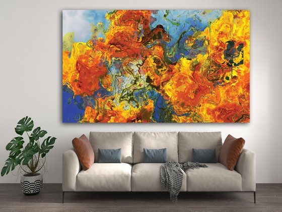 Campo de girasoles III/XL large original artwork