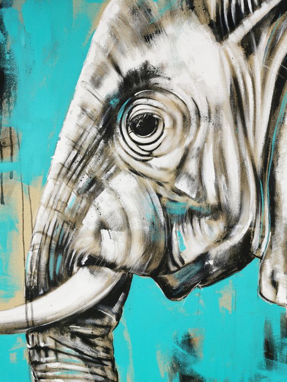 ELEPHANT #21 - Series 'One of the big five'