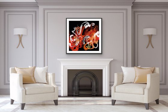 Light my fire - Abstract artwork - Limited edition of 1