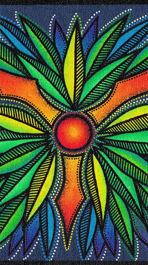 Abstract mask by Jonathan Pradillon