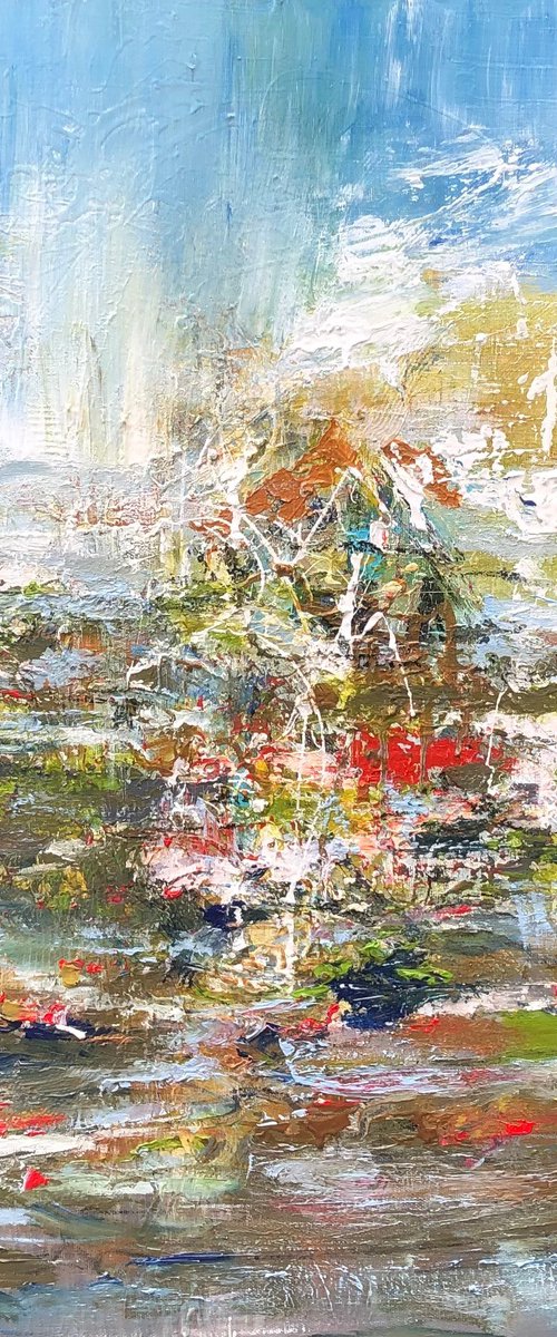 Border between real and imagined by Snezana Djordjevic