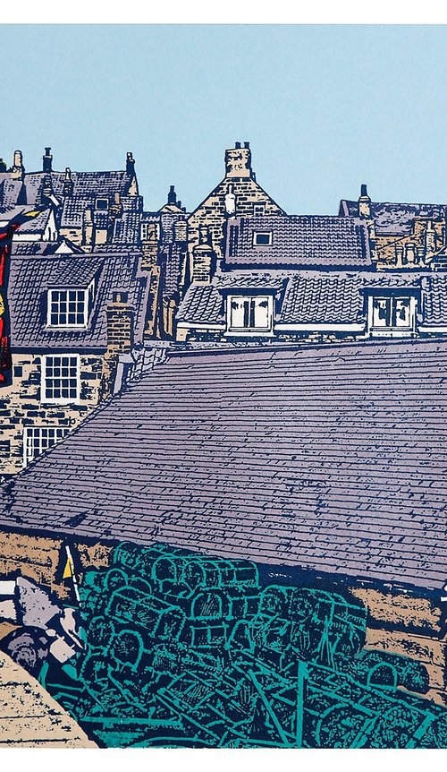 Robin Hood's Bay - (red) by Talia Russell