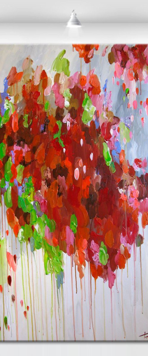 'Red terrae' - 36x48" by Tatiana Georgieva