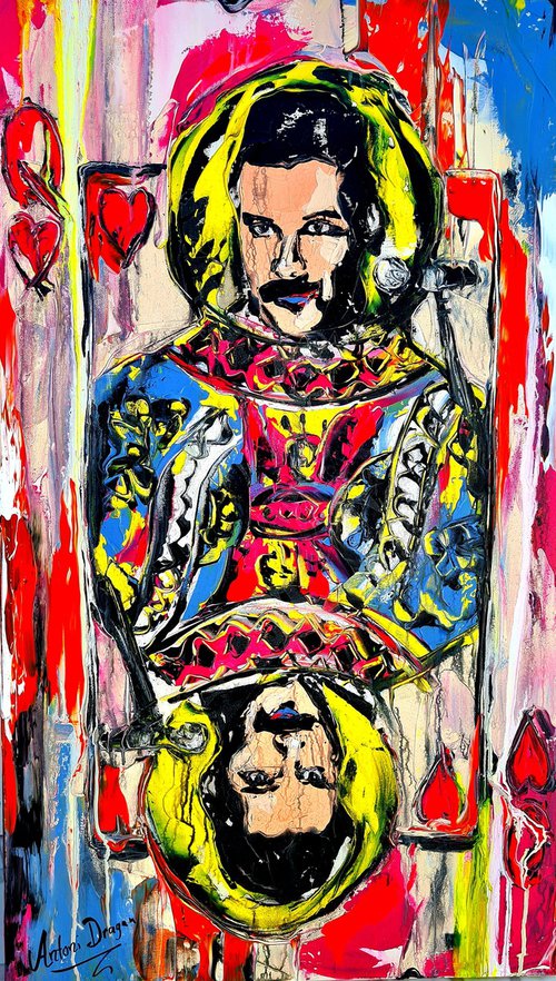 Freddie Mercury Queen 👑 ♠️ by Antoni Dragan