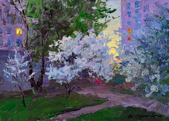 Spring Evening City Mood