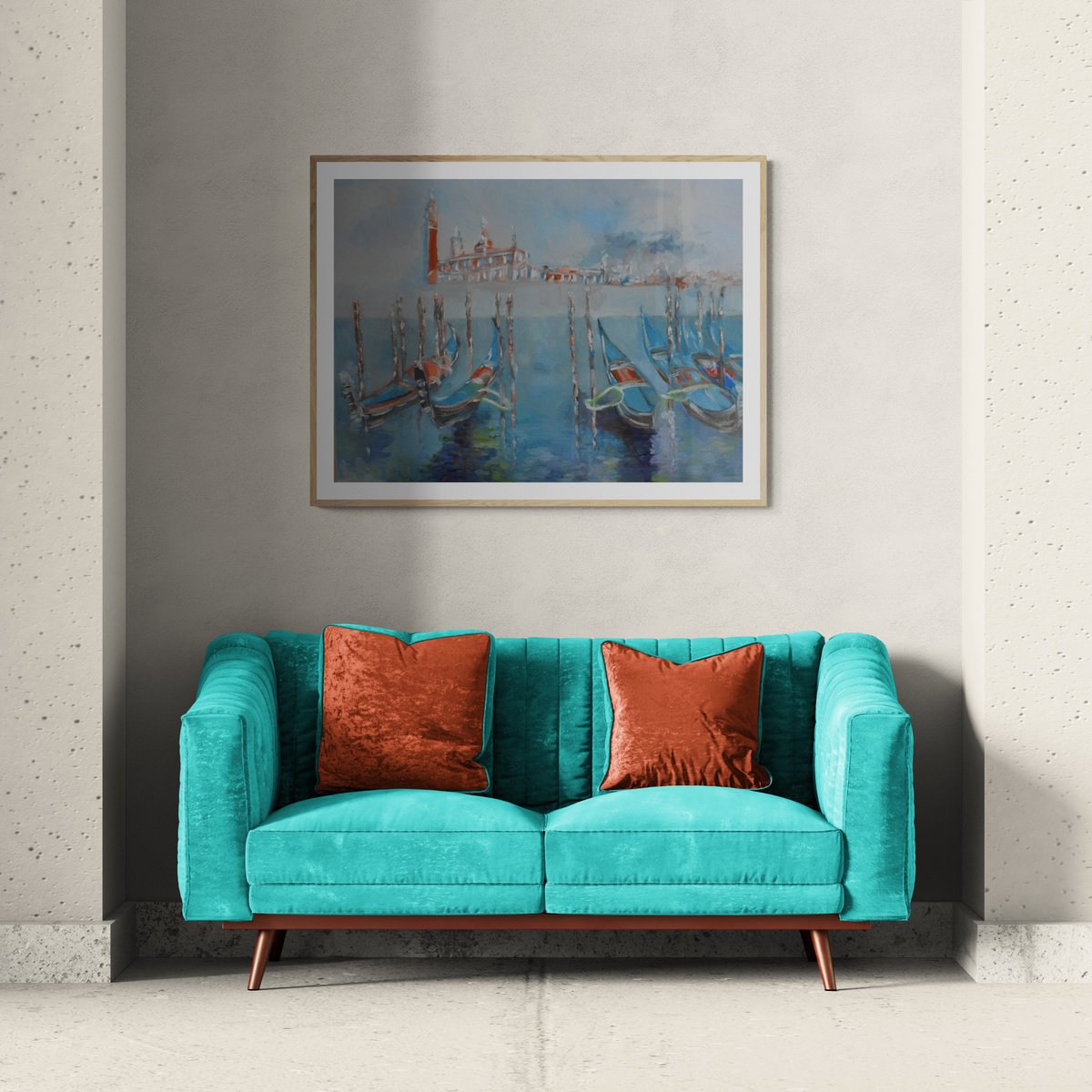 Venetian Water By Lesley Blackburn, 24 X 18, Artwork For Sale On Artfinder
